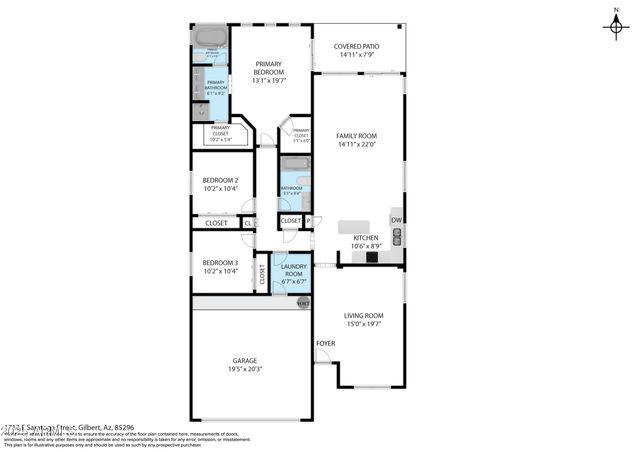 1712 E SARATOGA Street, Gilbert, AZ 85296