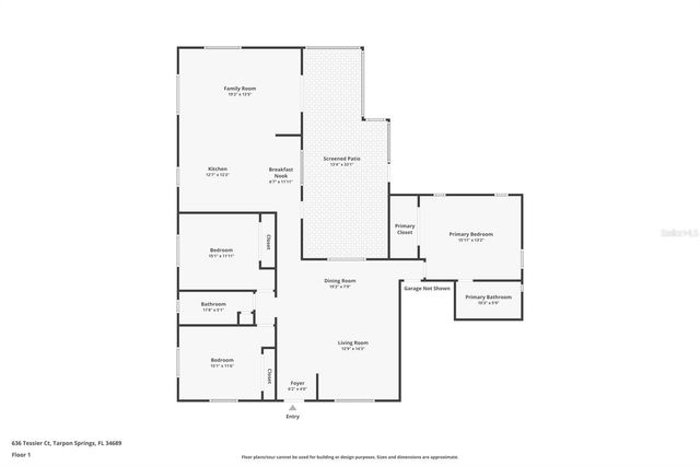 636 TESSIER COURT, Tarpon Springs, FL 34689