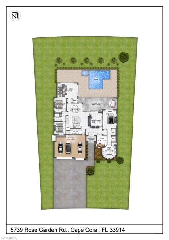 5739 Rose Garden RD, CAPE CORAL, FL 33914 — photo 2