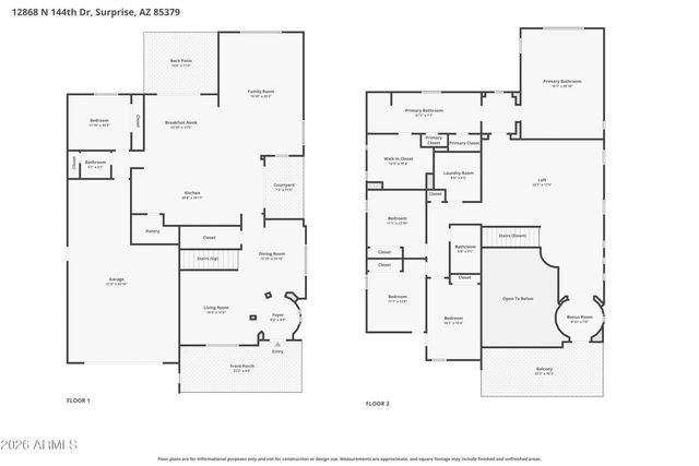 12868 N 144TH Drive, Surprise, AZ 85379