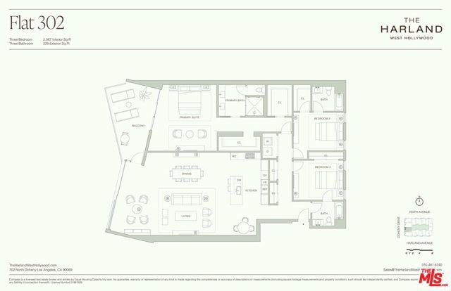 702 N Doheny Drive 302, West Hollywood, CA 90069