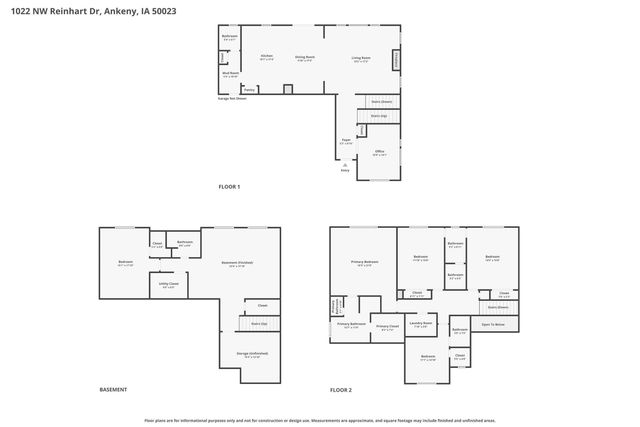 1022 NW Reinhart Drive, Ankeny, IA 50023