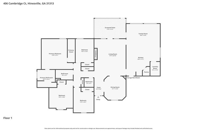 406 Cambridge Court, Hinesville, GA 31313