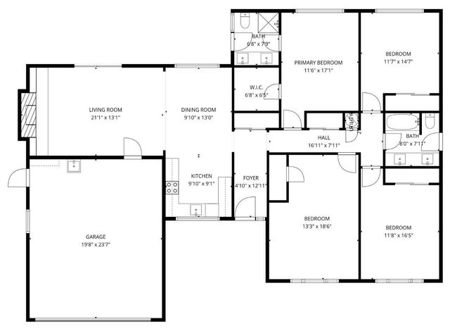 5443 N Prospect Avenue, Fresno, CA 93711