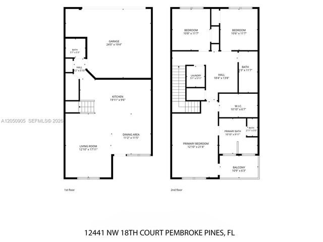 12441 NW 18th Court, Pembroke Pines, FL 33028