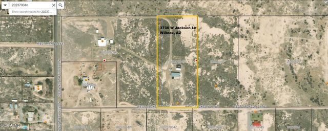 3736 W JACKSON Lane, Willcox, AZ 85643