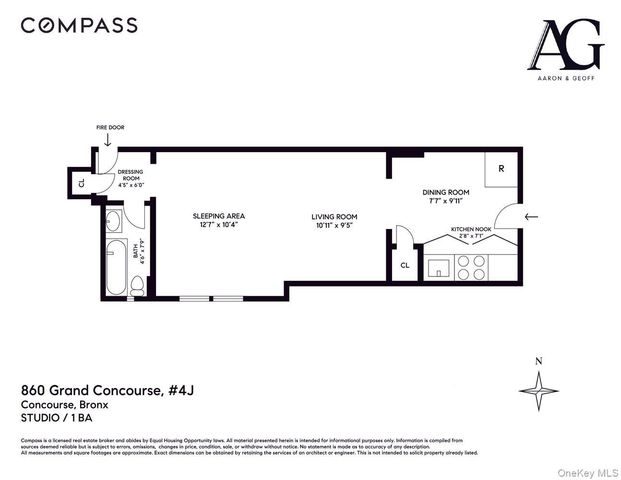 860 Grand Concourse 4J, Bronx, NY 10451