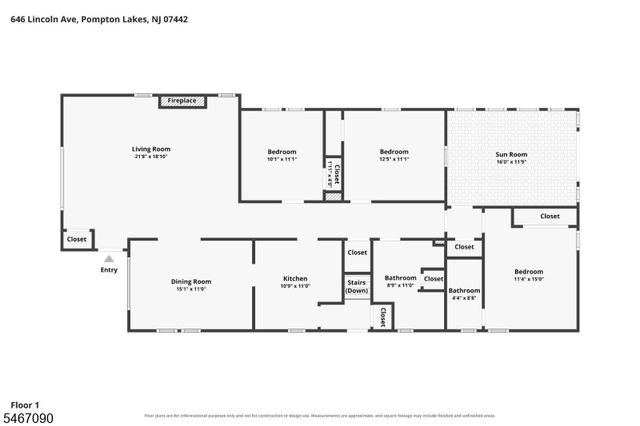 646 Lincoln Ave, Pompton Lakes Boro, NJ 07442