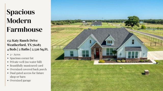 152 Katy Ranch Drive, Weatherford, TX 76085