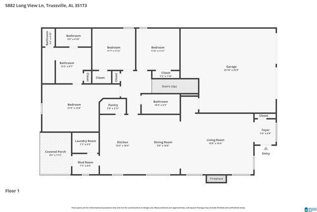 5882 LONGVIEW LANE, Trussville, AL 35173