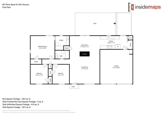 607 River Bend Circle SW, Smyrna, GA 30082