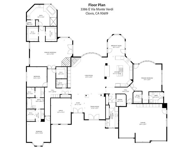 3386 E Via Monte Verdi Avenue, Clovis, CA 93619