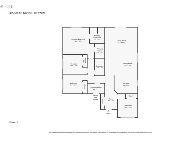 465 5TH St, Gervais, OR 97026