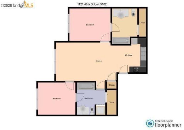 1121 40th ST 5102, Emeryville, CA 94608