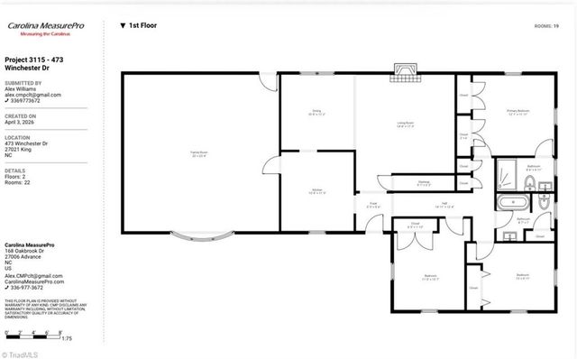 473 Winchester Drive, King, NC 27021