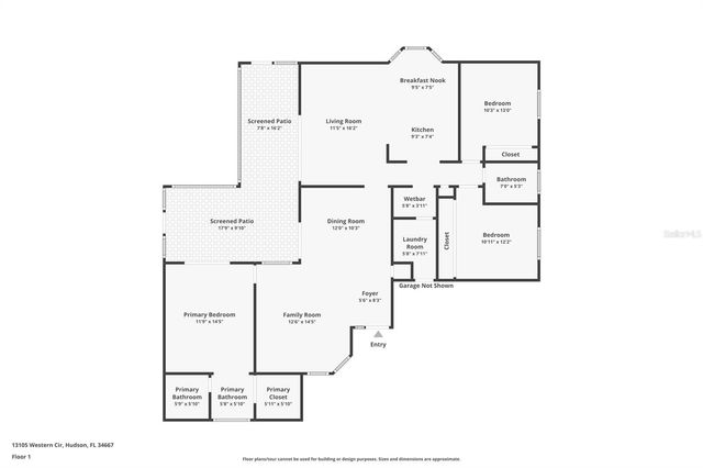 13105 WESTERN CIRCLE, Hudson, FL 34667