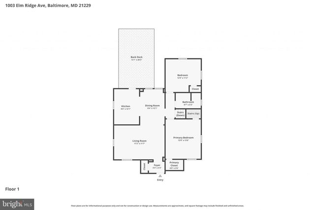 1003 ELM RIDGE AVE, Baltimore, MD 21229