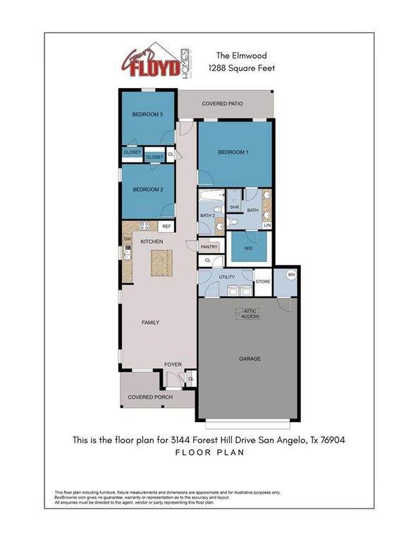 Image 1 of property listing at 6121 Mountain Forest Drive, San Angelo, TX 76904