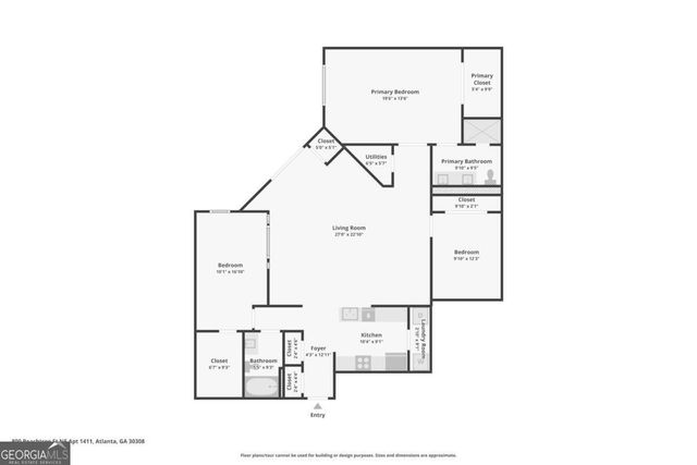 800 Peachtree Street NE 1411, Atlanta, GA 30308