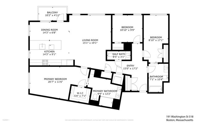 191 Washington Street 518, Boston, MA 02135