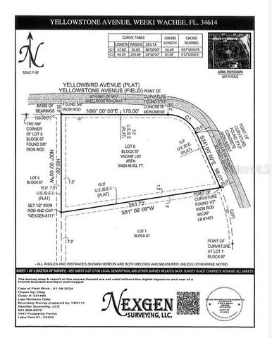 0 YELLOWSTONE AVENUE, Weeki Wachee, FL 34614
