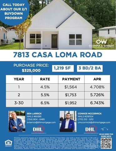7801 Casa Loma Road, Charlotte, NC 28269