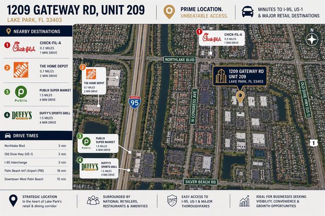 1209 Gateway Road Ste 209, Lake Park, FL 33403