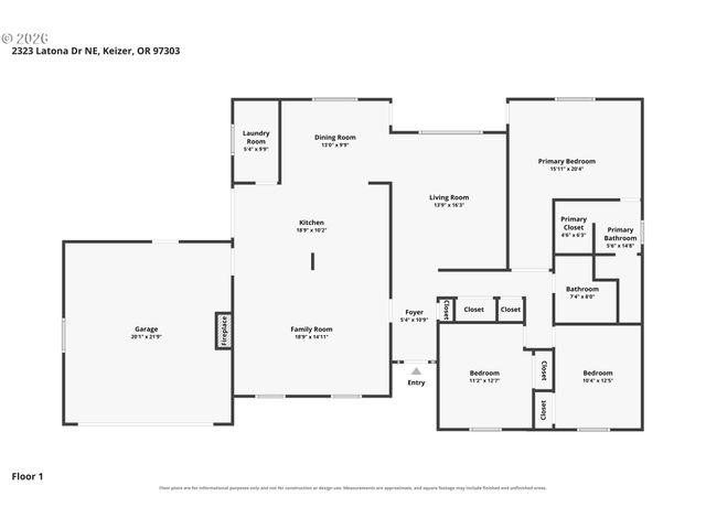 2323 LATONA Dr, Keizer, OR 97303