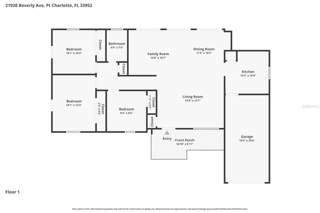 21928 BEVERLY AVENUE, Port Charlotte, FL 33952