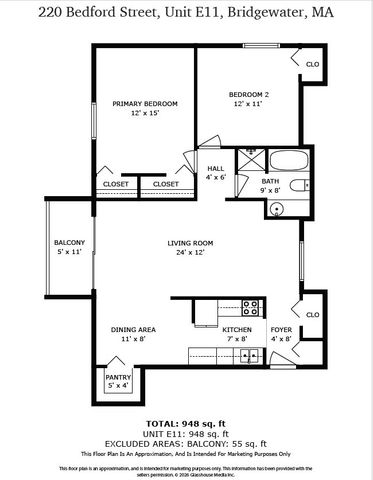220 Bedford St E11, Bridgewater, MA 02324