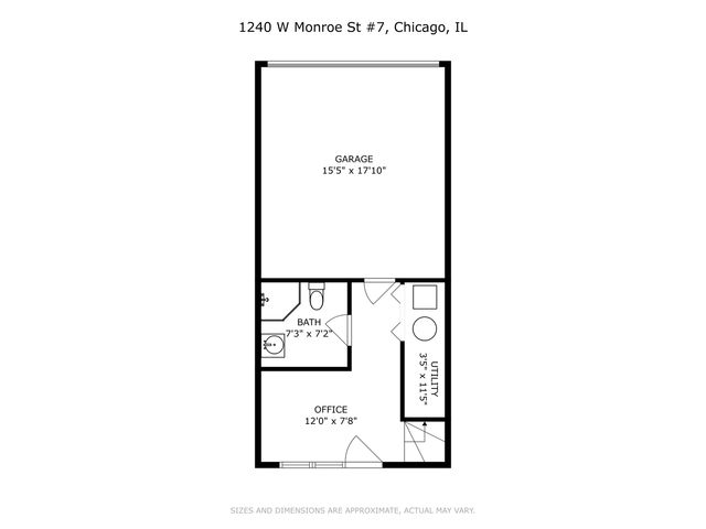 1240 W Monroe Street 7, Chicago, IL 60607