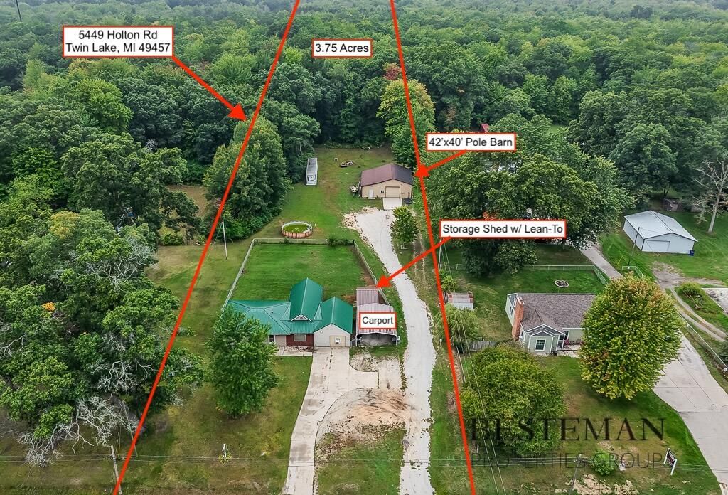 5449 Holton Road, Dalton Twp, MI 49457