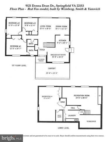 9121 DONNA DEAN DR, Springfield, VA 22153