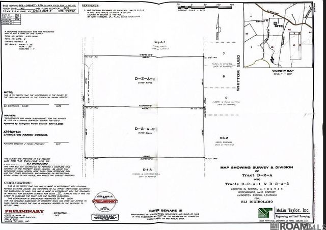 Tract D-2-A-1 Carew Harris Rd, Denham Springs, LA 70726