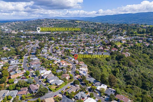 3513 Hillcrest Drive, Belmont, CA 94002
