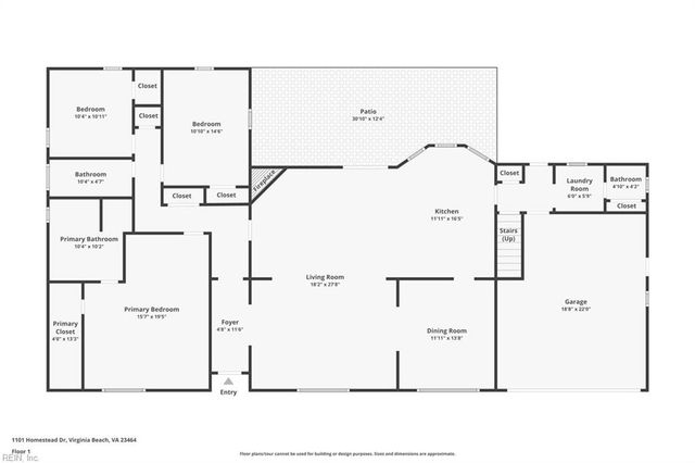 1101 Homestead DR, Virginia Beach, VA 23464