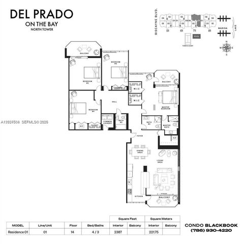 18071 Biscayne Boulevard 1401, Aventura, FL 33160
