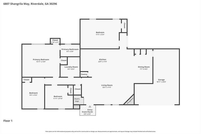 6807 Shangrila Way, Riverdale, GA 30296