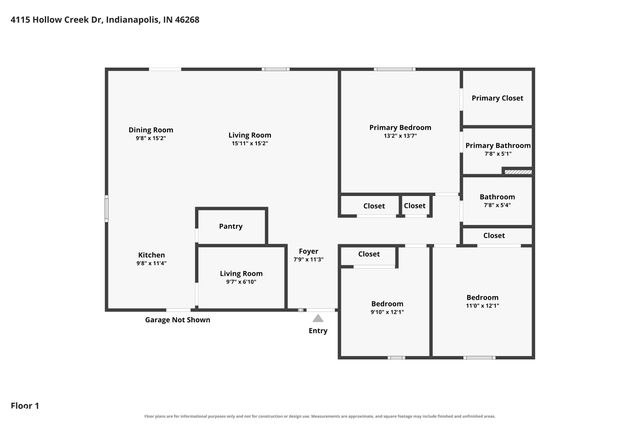4115 Hollow Creek Drive, Indianapolis, IN 46268
