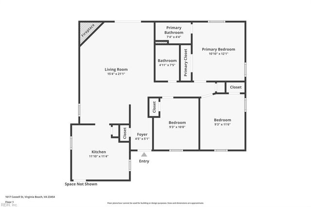 1617 Cassell ST, Virginia Beach, VA 23454