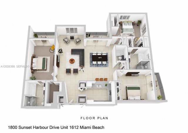 1800 Sunset Harbour 1612, Miami Beach, FL 33139