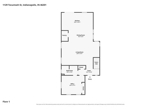 1129 Tecumseh Street, Indianapolis, IN 46201