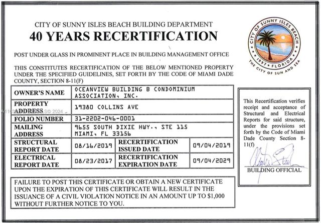 19380 Collins Avenue PH-7, Sunny Isles Beach, FL 33160