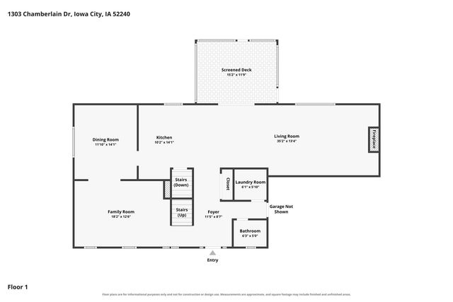 1303 Chamberlain Dr, Iowa City, IA 52240