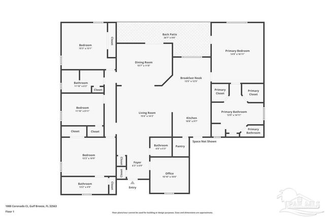 1000 Coronado Ct, Gulf Breeze, FL 32563