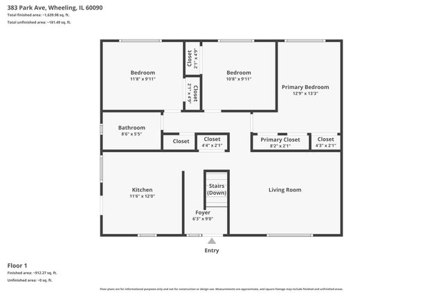 383 PARK Avenue, Wheeling, IL 60090
