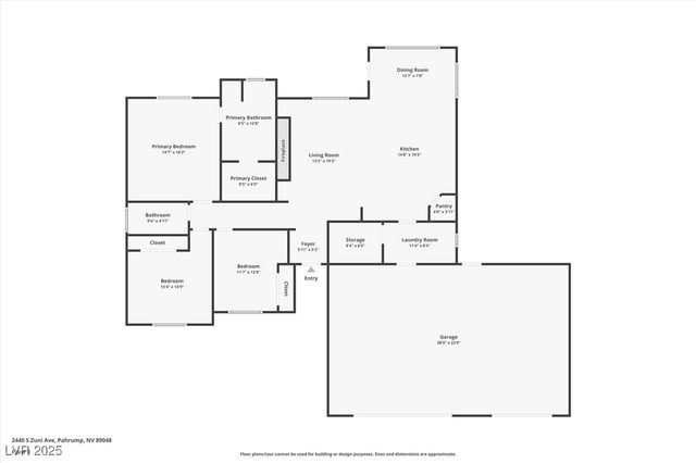 2440 South Zuni Avenue, Pahrump, NV 89048