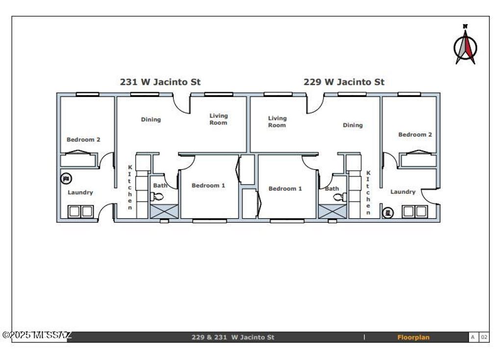 229 & 231 W Jacinto Street, Tucson, AZ 85705