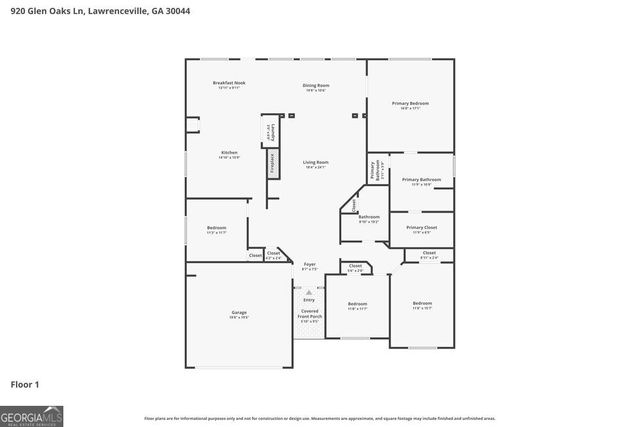 920 Glen Oaks Lane, Lawrenceville, GA 30044