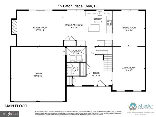 15 EATON PL, Bear, DE 19701